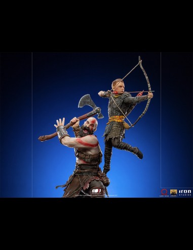 IRON STUDIOS - God of War Kratos & Atreus 1/10 Art Scale Statua