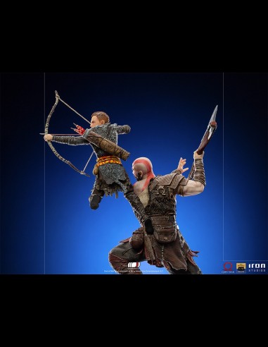 IRON STUDIOS - God of War Kratos & Atreus 1/10 Art Scale Statua