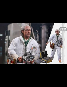 HOT TOYS EXCLUSIVE - Back to the Future: Deluxe Doc Brown 1:6 Scale Figure
