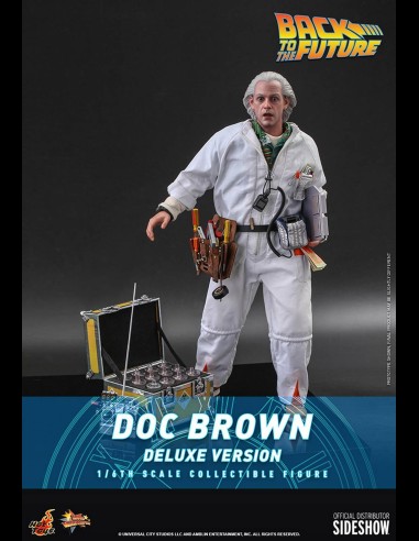 HOT TOYS EXCLUSIVE - Back to the Future: Deluxe Doc Brown 1:6 Scale Figure