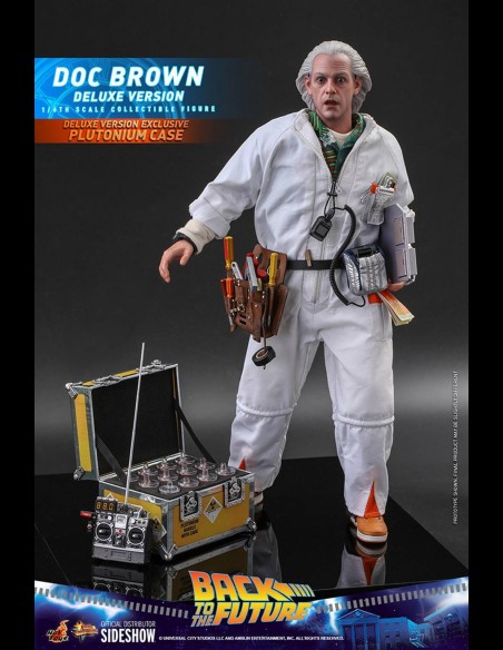 HOT TOYS EXCLUSIVE - Back to the Future: Deluxe Doc Brown 1:6 Scale Figure