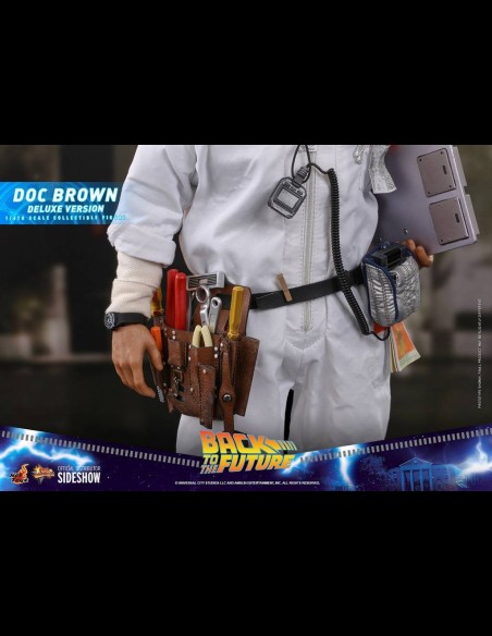 HOT TOYS EXCLUSIVE - Back to the Future: Deluxe Doc Brown 1:6 Scale Figure