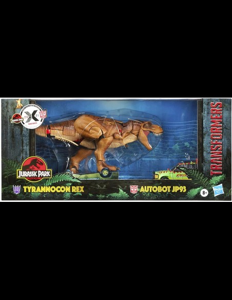 HASBRO - Transformers Jurassic Park Tyrannocon Rex & Autobot JP93