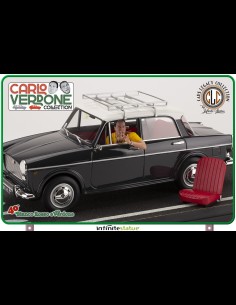 INFINITE STATUE - Mimmo su Fiat 1100 1/18 Resin Car