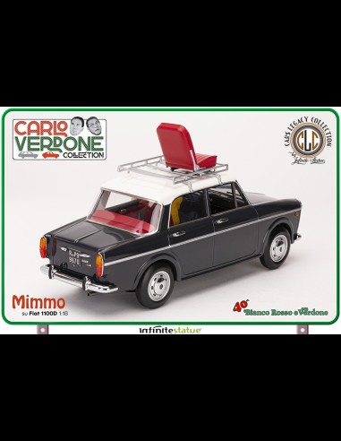 INFINITE STATUE - Mimmo su Fiat 1100 1/18 Resin Car