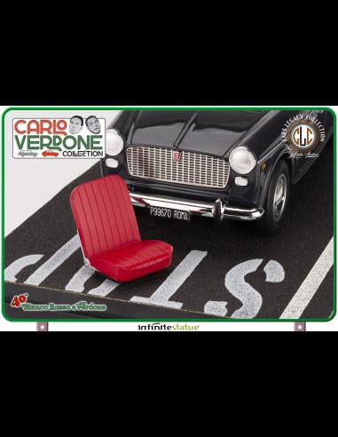 INFINITE STATUE - Mimmo su Fiat 1100 1/18 Resin Car