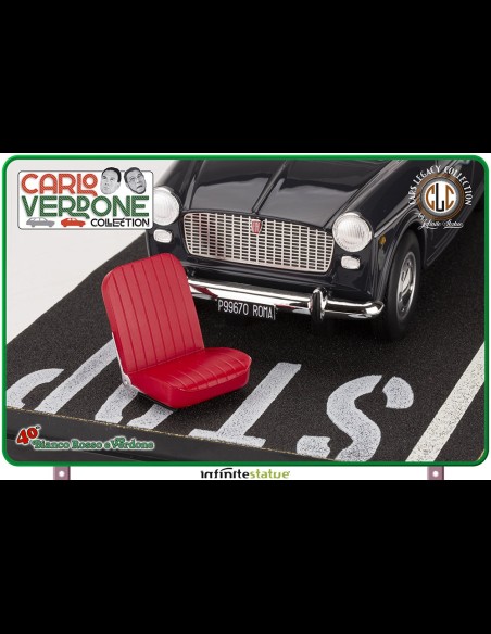 INFINITE STATUE - Mimmo su Fiat 1100 1/18 Resin Car