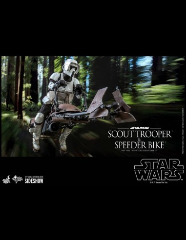HOT TOYS - Star Wars: Return of the Jedi - Scout Trooper and Speeder Bike 1:6 Scale Figure Set