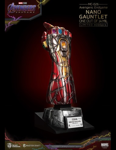 BEAST KINGDOM - Avengers: Endgame Nano Gauntlet Master Craft Statua