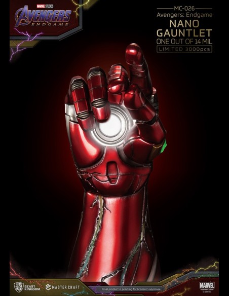 BEAST KINGDOM - Avengers: Endgame Nano Gauntlet Master Craft Statua