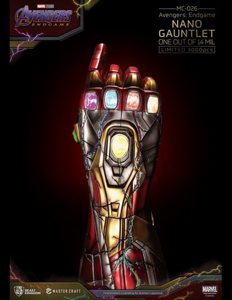 BEAST KINGDOM - Avengers: Endgame Nano Gauntlet Master Craft Statua