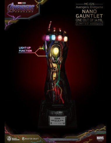 BEAST KINGDOM - Avengers: Endgame Nano Gauntlet Master Craft Statua