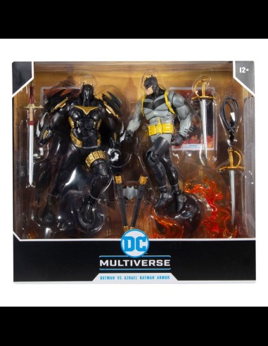 McFARLANE - DC Multiverse Action Figure Collector Multipack Batman vs Azrael Batman Armor 18 cm