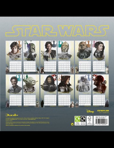 Star Wars 2022 Gift Box Set Calendario+Agenda+Penna