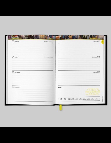 Star Wars 2022 Gift Box Set Calendario+Agenda+Penna