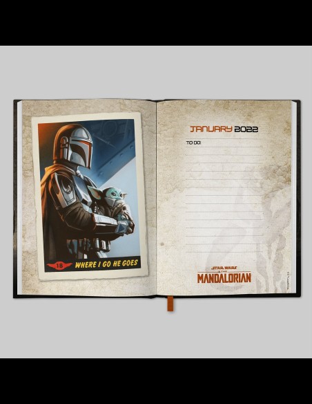 The Mandalorian 2022 Gift Box Set Calendario+Agenda+Penna