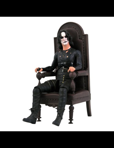 DIAMOND - The Crow Deluxe Action Figure Eric Draven in Chair SDCC 2021 Exclusive 18 cm