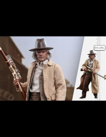 HOT TOYS - Back to the Future 3: Doc Brown 1:6 Scale Figure