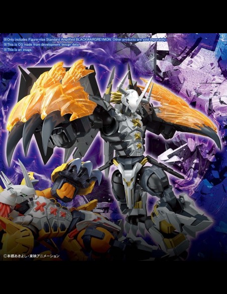 BANDAI - Digimon Blackwargreymond Amplified Figure Rise