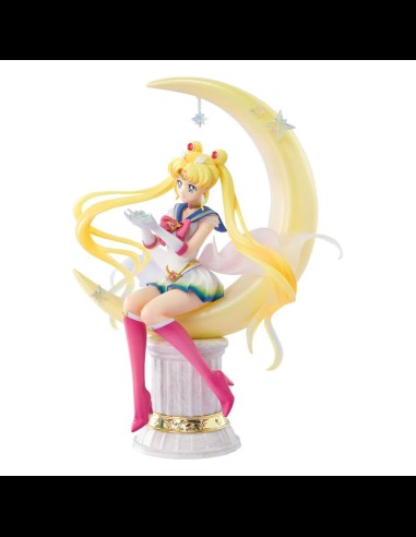 BANDAI - Sailor Moon Eternal Figuarts ZERO Chouette PVC Statue Super Sailor Moon Bright Moon 19 cm