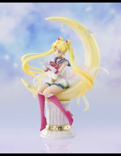 BANDAI - Sailor Moon Eternal Figuarts ZERO Chouette PVC Statue Super Sailor Moon Bright Moon 19 cm 2