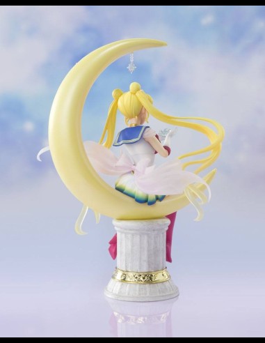 BANDAI - Sailor Moon Eternal Figuarts ZERO Chouette PVC Statue Super Sailor Moon Bright Moon 19 cm