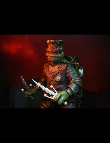 NECA - Universal Monsters x TMNT Raphael Frankenstein A.Figure