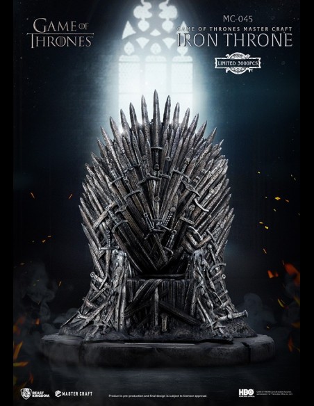 BEAST KINGDOM - Game of Thrones Iron Throne Mastercraft Statua