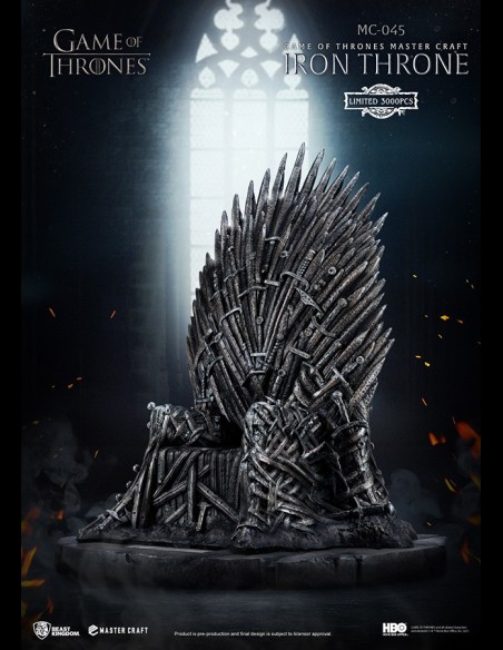 BEAST KINGDOM - Game of Thrones Iron Throne Mastercraft Statua