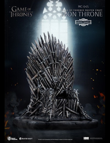 BEAST KINGDOM - Game of Thrones Iron Throne Mastercraft Statua
