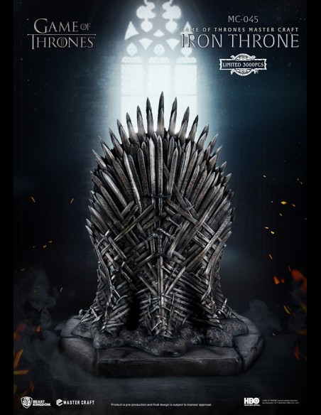 BEAST KINGDOM - Game of Thrones Iron Throne Mastercraft Statua