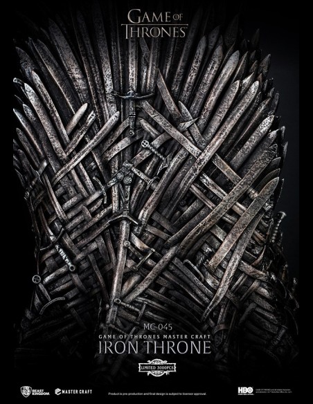 BEAST KINGDOM - Game of Thrones Iron Throne Mastercraft Statua