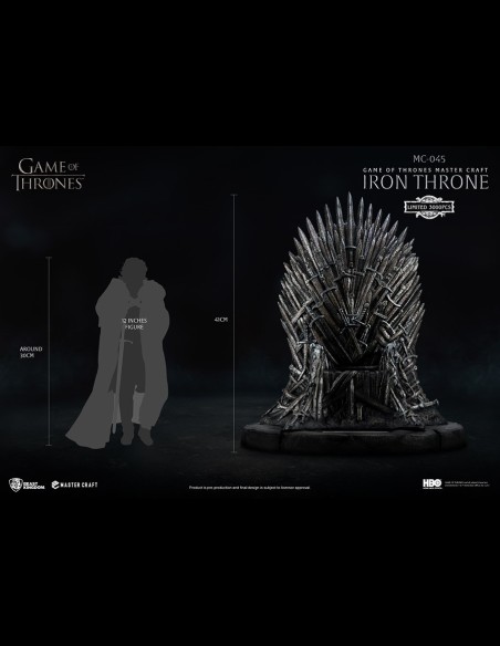 BEAST KINGDOM - Game of Thrones Iron Throne Mastercraft Statua