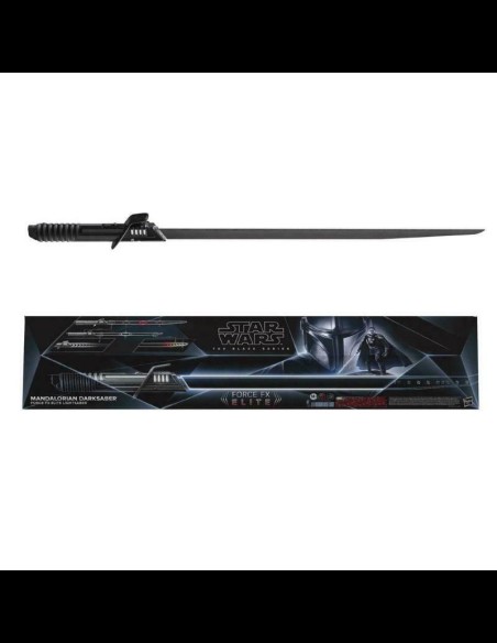 HASBRO - Star Wars The Mandalorian Black Series Replica 1/1 Force FX Elite Lightsaber Mandalorian Darksaber