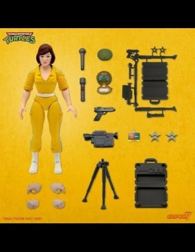 SUPER 7 - Teenage Mutant Ninja Turtles Ultimates Action Figure April O'Neil 18 cm
