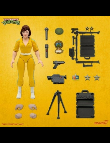 SUPER 7 - Teenage Mutant Ninja Turtles Ultimates Action Figure April O'Neil 18 cm