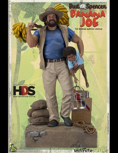 INFINITE STATUE - Bud Spencer as Banana Joe Old & Rare 1/6 Resin Statue 