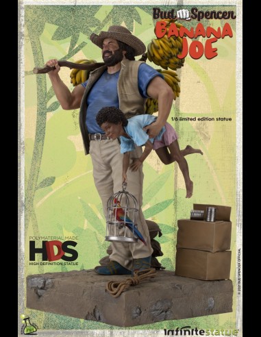 INFINITE STATUE - Bud Spencer as Banana Joe Old & Rare 1/6 Resin Statue 