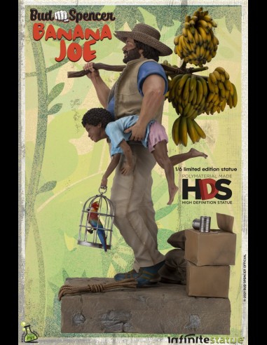 INFINITE STATUE - Bud Spencer as Banana Joe Old & Rare 1/6 Resin Statue 