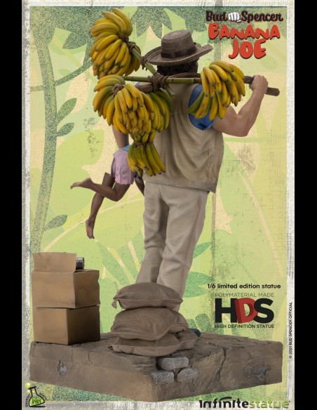 INFINITE STATUE - Bud Spencer as Banana Joe Old & Rare 1/6 Resin Statue 
