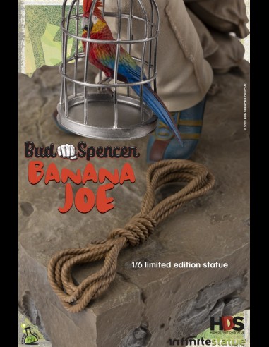 INFINITE STATUE - Bud Spencer as Banana Joe Old & Rare 1/6 Resin Statue 