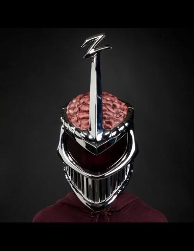 HASBRO - Mighty Morphin Power Rangers Lightning Collection Electronic Voice Changer Helmet Lord Zedd