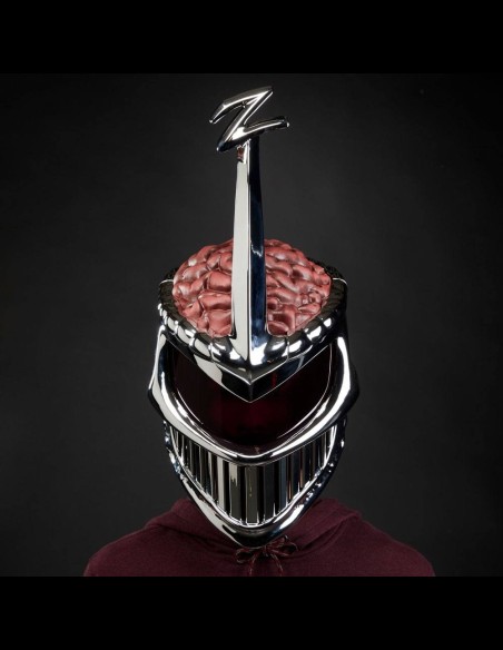 HASBRO - Mighty Morphin Power Rangers Lightning Collection Electronic Voice Changer Helmet Lord Zedd