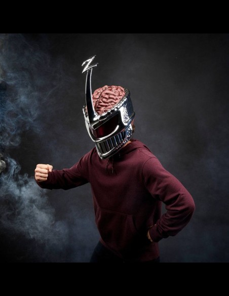 HASBRO - Mighty Morphin Power Rangers Lightning Collection Electronic Voice Changer Helmet Lord Zedd