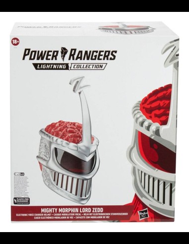 HASBRO - Mighty Morphin Power Rangers Lightning Collection Electronic Voice Changer Helmet Lord Zedd
