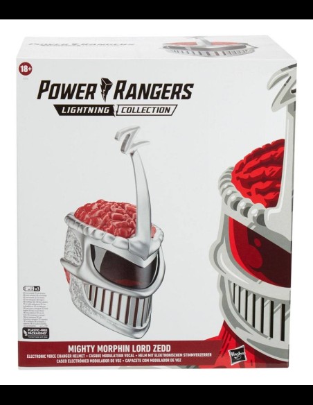 HASBRO - Mighty Morphin Power Rangers Lightning Collection Electronic Voice Changer Helmet Lord Zedd