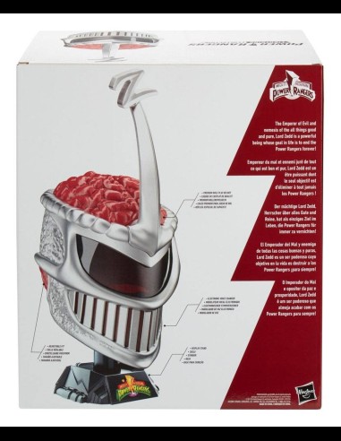HASBRO - Mighty Morphin Power Rangers Lightning Collection Electronic Voice Changer Helmet Lord Zedd