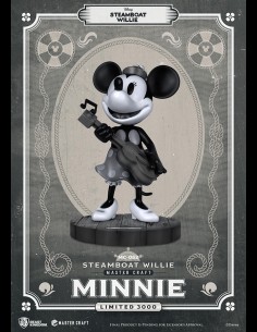 BEAST KINGDOM - Steamboat Willie Minnie Mastercraft Statua 2