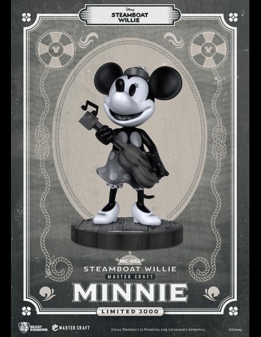 BEAST KINGDOM - Steamboat Willie Minnie Mastercraft Statua