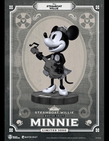 BEAST KINGDOM - Steamboat Willie Minnie Mastercraft Statua